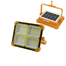 Solar Led Light Çakarlı Solar Projektör - Powerbank Kamp - Dış Mekan Güneş Enerjili 12000mah- 84x4 336led 5250 41816369