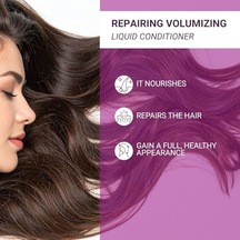 Kolajen & Keratin Sıvı Saç Kremi Durulanmayan, Onarıcı & Dolgunlaştırıcı Etki, Bitkisel Kompleks B19, 200 Ml