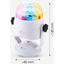 Freesound Free Sound Light Box Fs41 (2020-Q3) Ritim Uyumlu Disko Topu Çok Renkli