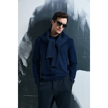 Lufian 112090148 Dean Kazak Erkek Sweatshirt Lacivert