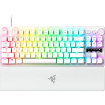 Razer Huntsman V3 Pro Tkl Beyaz Mekanik Oyuncu Klavyesi 8khz Hyperpolling Analog Optik Switch Rapid Trigger Abd Qwerty Rz03-05521000-r3m1
