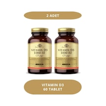 Solgar Vitamin D3 1000 Iu 100 Yumuşak Kapsül 2 Adet
