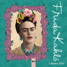 Frida Kahlo Mini Wall Calendar 2024 Art Calendar Çok Renkli