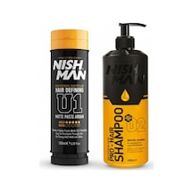 U1 Sert Tutuş Mat Wax / Special Edition 100 Ml 3 Adet/ + 400 Ml Tuzsuz Şampuan Hediye