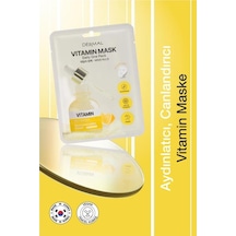 Dermal Kuru Ve Yorgun Ciltler Için Nemlendirici Ve Canlandırıcı Vitamin Kore Maskesi 23 Gr 3 Adet