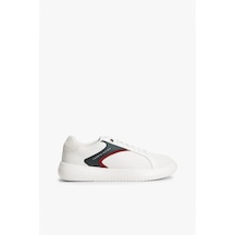 Tommy Hilfiger Th Modern Lıghtcup Leather Erkek Mavi Sneakers - Fm0fm05885