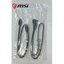 MSI Uyumlu Sata Kablosu İkili Paket Sata 3 6GB/SN Kablo Siyah