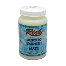 Rich Su Bazlı Vernik Mat Matt Acrylic Varnish 250 Cc.