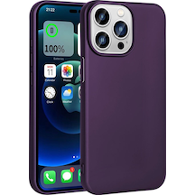 Apple Uyumlu iPhone 15 Pro Max Premier Silikon Kılıf-derin Mor Derin Mor Derin Mor