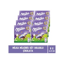 Milka Milkinis Süt Dolgulu Çikolata 8 x 43.75 G