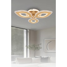 Eray Aydınlatma T008-3 Gold Kumandalı Led Avize Gold