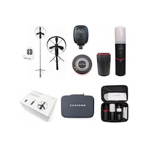 Ghospro Yaşam Kiti Tripdlu Vantilator Fener Powerbank Sinek Kovucu Siyah