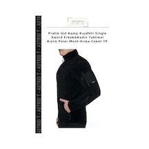 Astrid T Pratik Üst Kamp Kıyafeti Single Sword Erkek&kadın Taktikal Kışlık Polar Mont-hırka-ceket Tp Çok Renkli