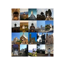 Kilise Ve Sinagoglar , Architecture Poster Seti-20 Adet A5