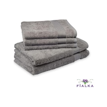 Fialka Arola Bambu Havlu Koyu Gri 50X90