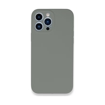 İphone 13 Pro Max Kılıf Lansman Legant Silikon - Gri Çokrenkli