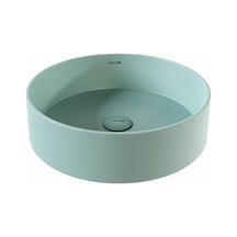 Creavit Nil Yeşili Lp145 Loop Çap45 CM Set Üstü Çanak Lavabo