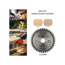 115 Mm Ahşap & Sunta Kesici Testere T.c.t Saw Blade Ø115x1.6x22.23 Mm 40t