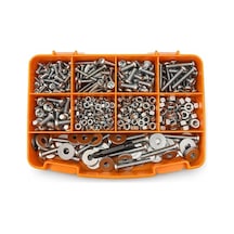 412 Parça 7985 Ysb Vida Seti Vida Somun Pul Seti Profesyonel Montaj Kutusu Ph2 Bits Dahil 14 X 14 X 3 Santimetre