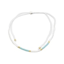 Royaleks Kum Boncuk Halhal - Beyaz Çok Renkli