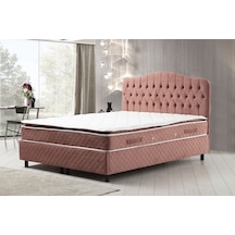 150x200 Vassi Baza+başlık+yatak Gül Kurusu