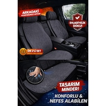 Kia Sportage 2010 Ve Sonrası Uyumlu Örme 3 Parça Minder Füme