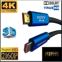 5Mt V2.0 Hdtv 4K Ultra Hd 3D 60Hz 2160P Altın Kaplama Kablo