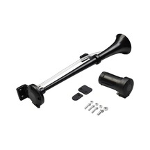 Dashanshop 12v Kara Trompetli Siyah Korna Kamyon Suv Tekne Motosiklet İçin