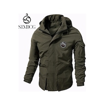 Sımıcg Erkek Büyük Kapüşonlu Ceket Yeşil
