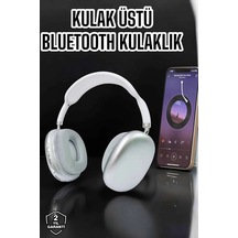 Mey Najmaddin P9 Plus Kablosuz Kulak Üstü Bluetooth Kulaklık Beyaz Mikrofonlu Kulaküstü Kablosuz Kulaklık Najmaddi