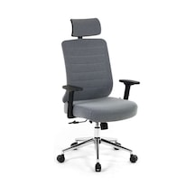 Seduna Thunder Pro Fab Yönetici Koltuğu Ofis Sandalyesi Hareketli Kol Sku: Smg8690010159304 Abanoz - Beyaz