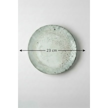 12'li Valencia Servis Tabak 23cm Dijital Sedir Rinart Krem