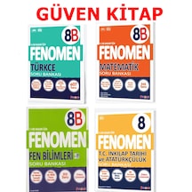 Fenomen Yayınları 8.sınıf B Türkçe Matematik Fen Ve İnkılap Set