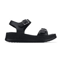 Tamer Tanca Kadın Siyah Comfort Sandalet 1107 215 Bn Sndlt Y25 Sıyah