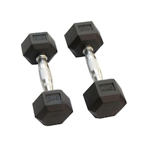 Force Metal Tutmalı Çelik Ağırlıklı Tekli Dambıl 15 Kg