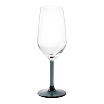 Şampanya Kadehi, Cam-mavi/gri, 25 Cl Çok Renkli