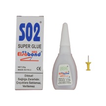 S02 Hızlı Japon Yapıştırıcı 20 Gr 3 Adet