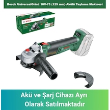 Bosch Universalgrind 18v-75 125 Mm Akülü Taşlama Makinesi Akü Ve Şarj Yoktur 06033e5001