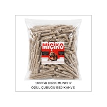 Köpekler İçin Kırık Munchy Ödül Çubuğu 1000gr Bej-kahve