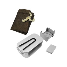 Kamp Alkol Soba Öğle Yemeği Kutusu Mini Katlanır Soba Veranda Açık Balıkçılık Tarzı A Çok Renkli