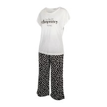 Pierre Cardin Kadın Krem Kapri Pijama Takım 8245 Pierre Cardin Kadın Krem Kapri Pijama Takım 8245