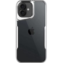 Newface Apple İphone 16 Kılıf Boyi Silikon Kapak - Gümüş
