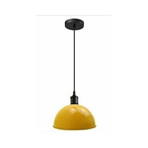 Metal Sarı Sarkıt Avize 30 Cm En Siyah