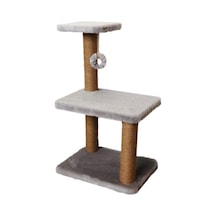 Petitopya İki Katlı Geniş Taban Lüx Kedi Tırmalama Tahtası 67 CM