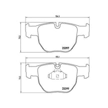 Brembo Fren Balatası On Land Rover Range Rover Iıı L322 Brembo P44012 Sfc500080