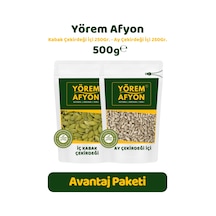 Yörelerine Özgü Hasat Diyet Dostu Vegan Tuzsuz Çiğ İç Çekirdek Avantajlı Set 500gr.