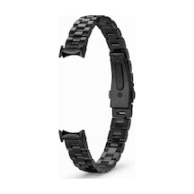 Xiaomi Mi Band 8/9/10 İle Uyumlu Paslanmaz Çelik Metal Akıllı Bileklik Kordonu Şık, Dayanıklı Ve Ayarlanabilir Tasarım. Çok Renkli