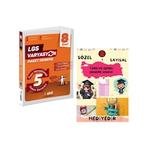 Gizli Yayınları 8.sınıf Lgs Varyasyon Puan Hesaplamalı 5'li Paket Deneme