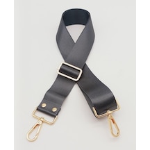 Angel Çanta Aksesuar Polyester Kolon 120x4 Cm Gri Light Gold Metalli