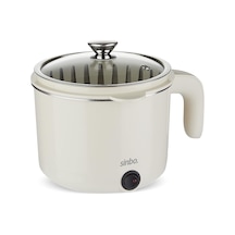 Ayrex Sinbo Sco-5063 Çok Fonksiyonlu Buharlı Pişirici 800 Ml Kapasite, Paslanmaz Gizli Rezistans, Temperli Cam Ka